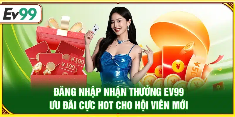 Đăng nhập nhận thưởng Ev99 – Ưu đãi cực hot cho hội viên mới